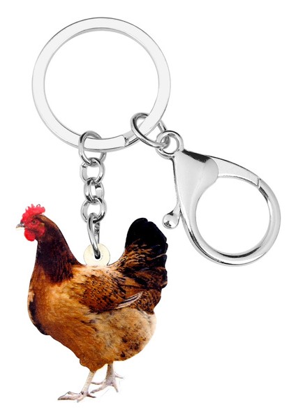 Kahverengi Tarzı Kadınlar Için Hayvan Dekorasyonlu Akrilik Anahtarlık Takı Yenilik Anahtarlıklar Çantalar Cüzdanlar Kolye Süs Anahtarlıklar (Yurt Dışından) fiyatları