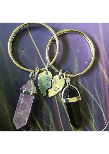 Siyah Stil Siyah En Iyi Cadılar Çifte Anahtarlıklar (Yurt Dışından) modelleri