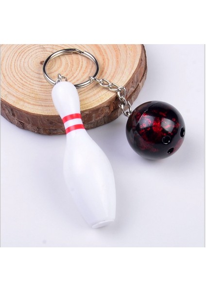 Kırmızı Stil Yeni Metal Bowling Topu Anahtarlık Bowling Topu Anahtarlık Anahtarlık Anahtarlık Anahtarlık Anahtarlık Tutucu (Yurt Dışından)