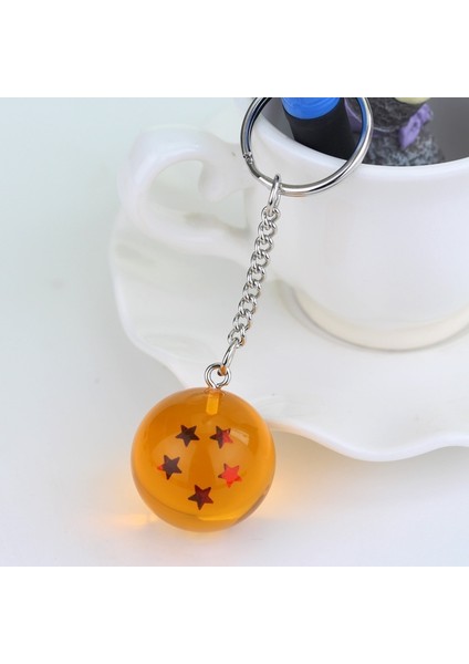 Beş Yıldız 1 Adet 2.5Cm Dragon Ball Z Kristal Top 7 Yıldızlı Kristal Top Anahtarlık Kolye Tam Set Çocuk Oyuncakları Anime Aksiyon Figürü (Yurt Dışından)