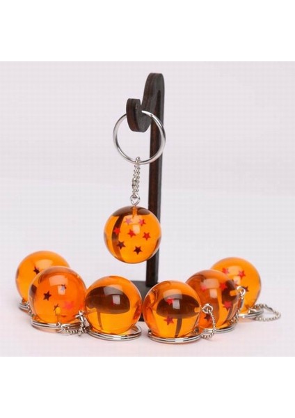 Beş Yıldız 1 Adet 2.5Cm Dragon Ball Z Kristal Top 7 Yıldızlı Kristal Top Anahtarlık Kolye Tam Set Çocuk Oyuncakları Anime Aksiyon Figürü (Yurt Dışından)