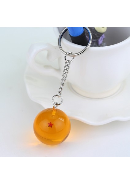 Beş Yıldız 1 Adet 2.5Cm Dragon Ball Z Kristal Top 7 Yıldızlı Kristal Top Anahtarlık Kolye Tam Set Çocuk Oyuncakları Anime Aksiyon Figürü (Yurt Dışından)