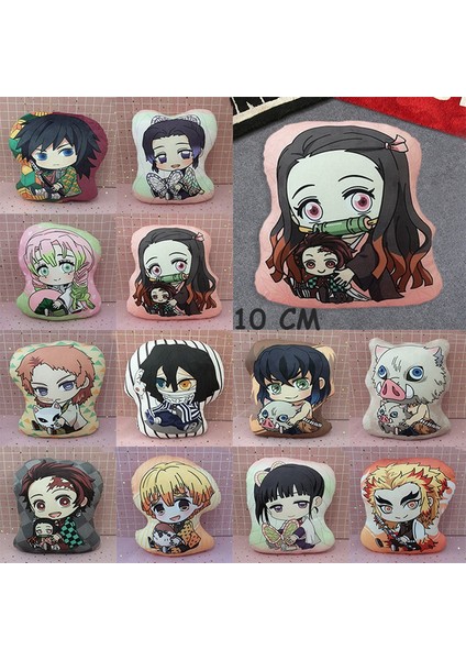 H11 Yeni Stiller Anime Demon Slayer: Kimetsu No Yaiba Çizgi Film Kostüm Peluş Anahtarlık Baskı Anahtarlık Sevimli Araba Çanta Kolye Aksesuarları (Yurt Dışından) fiyatları