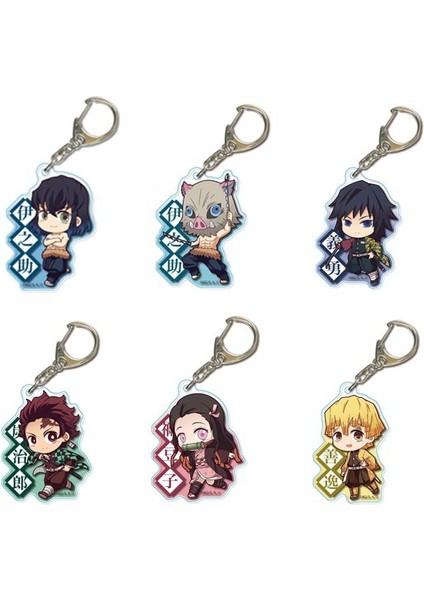 No.4437 Beden Demon Slayer: Kimetsu No Yaiba Akrilik Anahtarlık Zaman Taşı Anahtarlık Kostüm Anime (Yurt Dışından) modelleri