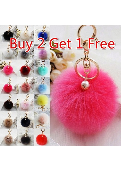 Açık Mor Tarzı 3,15 Inç 2 Al 1 Ücretsiz Şık Çok Yumuşak Puf Puf Suni Kürk Top Anahtarlık Pompom Çanta Araba Anahtarlık Uk (Yurt Dışından) fiyatları