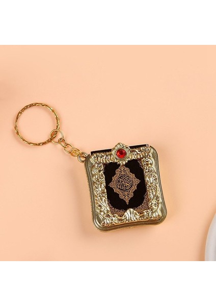 Gümüş Tarzı Altın Ve Gümüş Renkli Islam Anahtarlığı Kur'An Kitaplı Mini Arık Islam Anahtarlık Anahtar Yüzük Anahtar Şansı Anahtar Şarm Anahtarı (Yurt Dışından) modelleri
