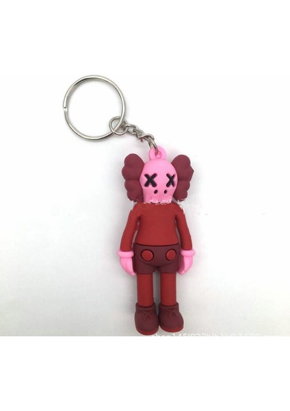 Kahverengi Tarzı 6 Cm 4 Renk Sevimli Kaws Bebek Kolye Anahtarlık Anahtarlık Okul Çantası Çanta Süsü (Yurt Dışından) indirimleri