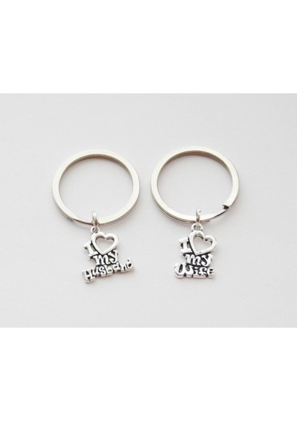 Çift leri, Çift Anahtarlıklar, Aşk Anahtarlıkları, Aşk Anahtarlık Seti 2 Adet Eşime Aşıkım Kocama Aşıkım (Yurt Dışından)