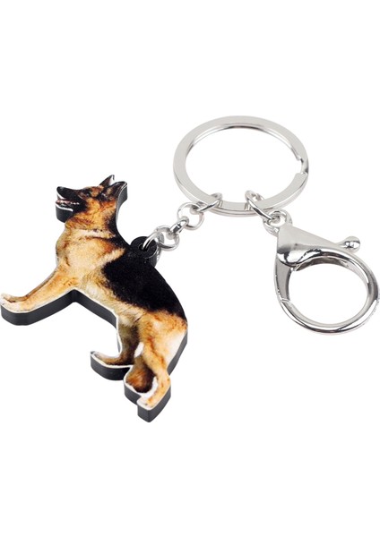Kadınlar Çocuklar Ve Petler Için Alman Çoban Köpeği Anahtarlık Hayvan Takıları - Akrilik Anahtarlık (Yurt Dışından) fırsatları