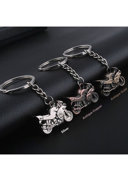 Antik Altın Tarzı Kişilik Moda Küçük Alaşım Katı Motosiklet Anahtarlık Süper Patlama Araba Anahtarlığı (Yurt Dışından) fırsatları