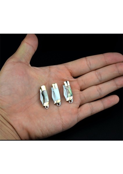 Ayna Cilası Mini Sevimli Keskin Bıçak Küçük Katlanabilir Cep Bıçağı Mektup Açacağı + Anahtarlık (Yurt Dışından) fırsatları