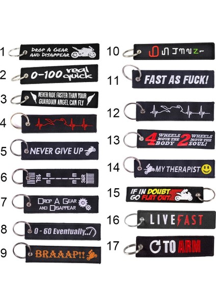 No.8 Boyutu Anahtarlık Siyah Nakış Anahtarlık Araba Motosiklet Anahtarlığı Anahtarlık Anahtar Tutucu Anahtar Toka (Yurt Dışından) modelleri