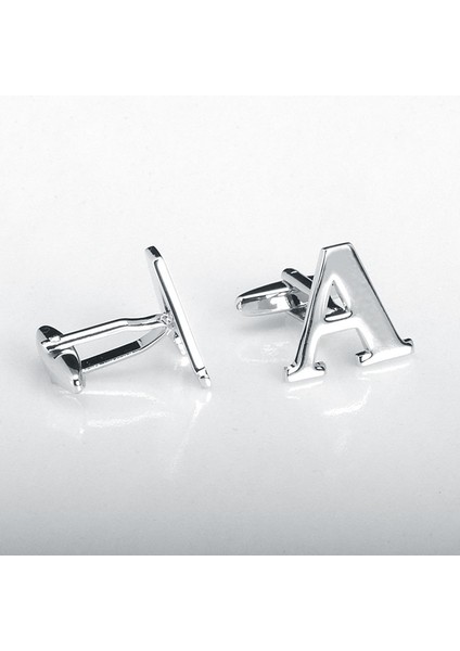 Gümüş Tarzı L Beden Mert Aksesuarları Için Gümüş Harfli Kol Düğmeleri - Takı (Yurt Dışından) modelleri