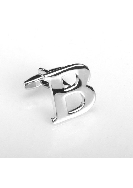 Gümüş Tarzı L Beden Mert Aksesuarları Için Gümüş Harfli Kol Düğmeleri - Takı (Yurt Dışından) fırsatları