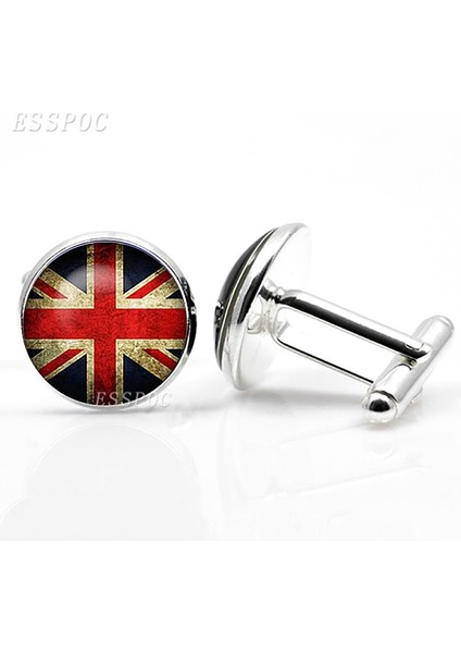 Gümüş Tarzı No.13 Boyutu Erkekler Için El Yapımı Futbol Kol Düğmeleri Basketbol Golf Beyzbol Takımı Funs Spor Takımı Cuff Links (Yurt Dışından)