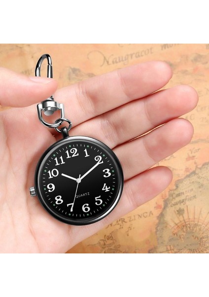 B Mini Retro Cep Saati Yaşlı Adam Öğrenci Anahtarlık Saati Hemşire Saati Taşınabilir Cep Saati (Yurt Dışından) fırsatları