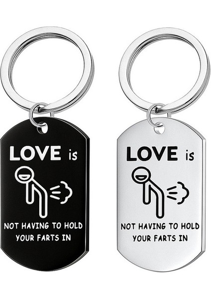 Siyah Stil Kolye Oyuncu Mektuplar Anahtarlık Çiftler Takı Kız Arkadaş Erkek Arkadaş Sevgililer Günü si (Yurt Dışından) modelleri