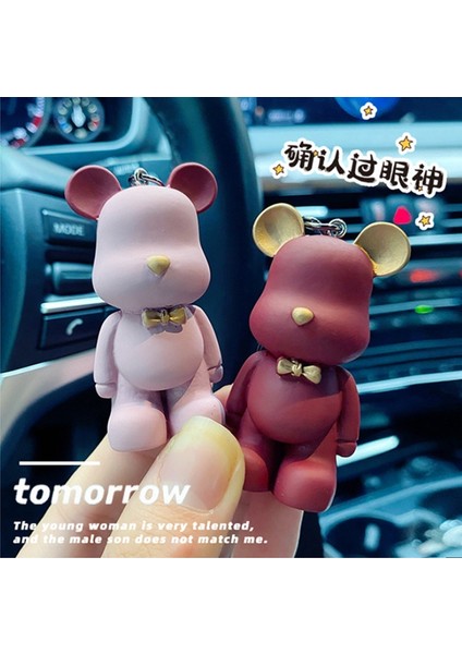 Mavi Stil Yeni Yaratıcı Çok Renkli Reçine Ayı Bebek Anahtarlık Sevimli Kolye Sırt Çantası Kolye Çizgi Film Bebek 2021 (Yurt Dışından) fırsatları