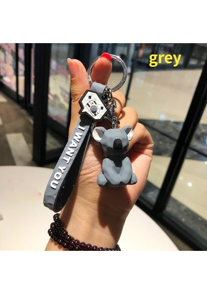 Mavi Stil Yeni Yaratıcı Çok Renkli Reçine Ayı Bebek Anahtarlık Sevimli Kolye Sırt Çantası Kolye Çizgi Film Bebek 2021 (Yurt Dışından) indirimleri