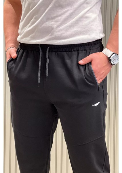 Erkek Paça Ribanalı Jogger Eşofman Altı