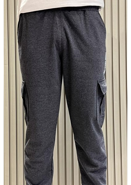 Paça Ribanalı Kargo Cepli Jogger Eşofman Altı