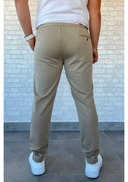 Bel Bağcıklı Erkek Jogger Pantolon