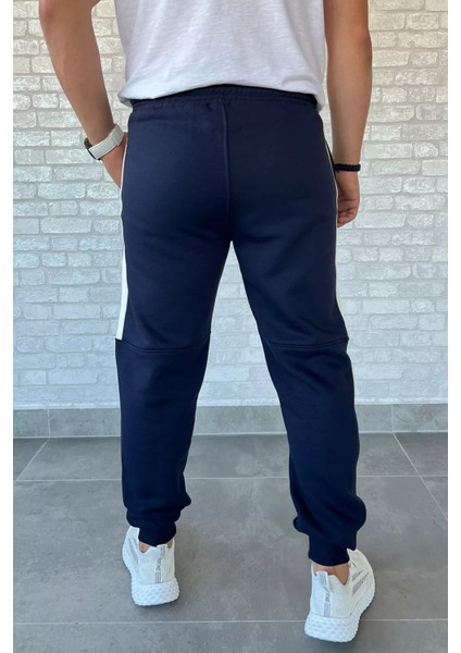 Paça Ribanalı Üç Iplik Şardonlu Erkek Eşofman Altı modelleri