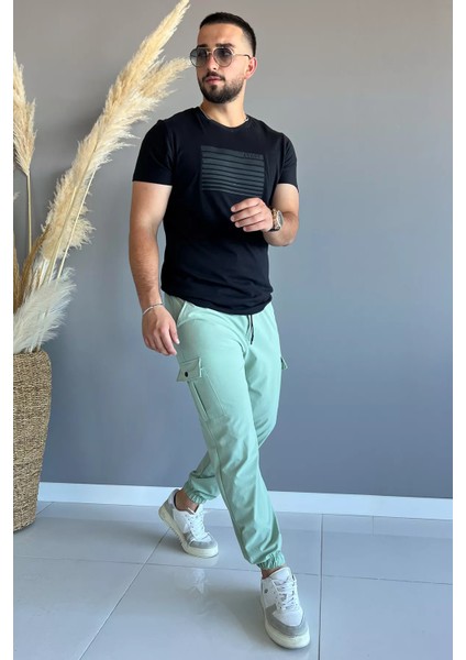 Paraşüt Kargo Cepli Slim Fit Jogger Pantolon