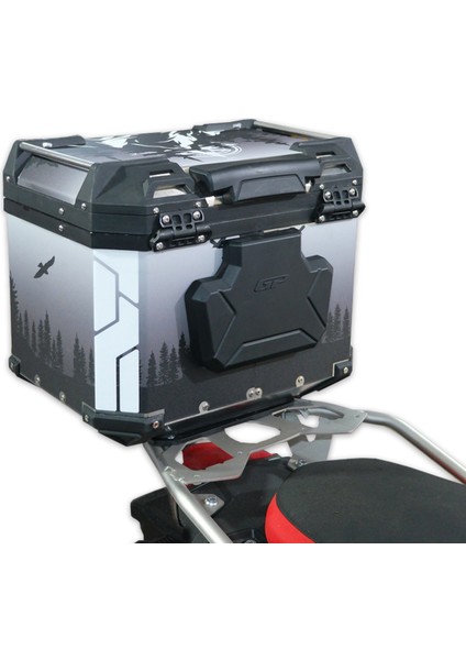 DSN05 Universal 37 Lt Desenli Alüminyum Motosiklet çantası