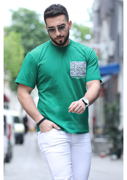 Baskılı Erkek Tişört