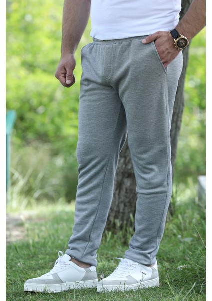 Duble Paça Kendinden Desenli Erkek Rahat Kesim Pantolon P-00010847