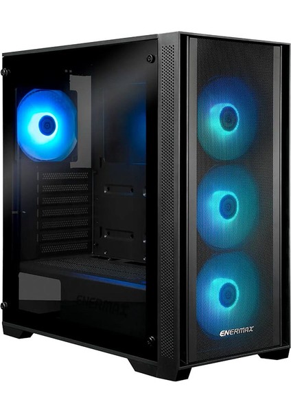 StarryFort SF217 ARGB Temperli Cam USB 3.0 Mid Tower ATX + MAXPRO III 600W Gaming Kasa