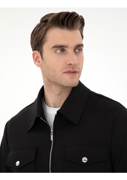 Erkek Siyah Regular Fit Ceket 50306400-VR046 fiyatları
