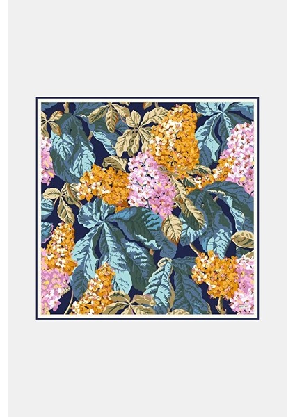 Yeni Sezon Desenli Ipek Eşarp