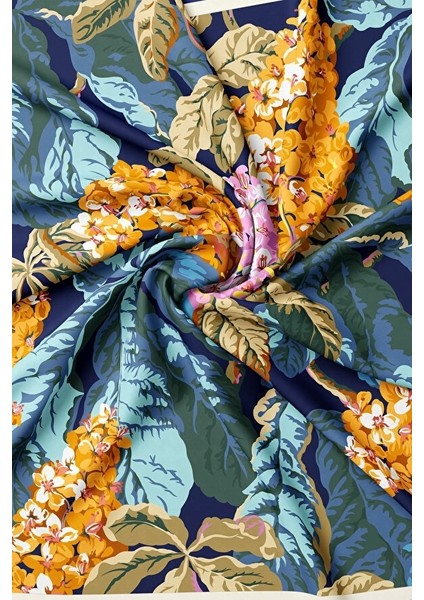 Yeni Sezon Desenli Ipek Eşarp fiyatları