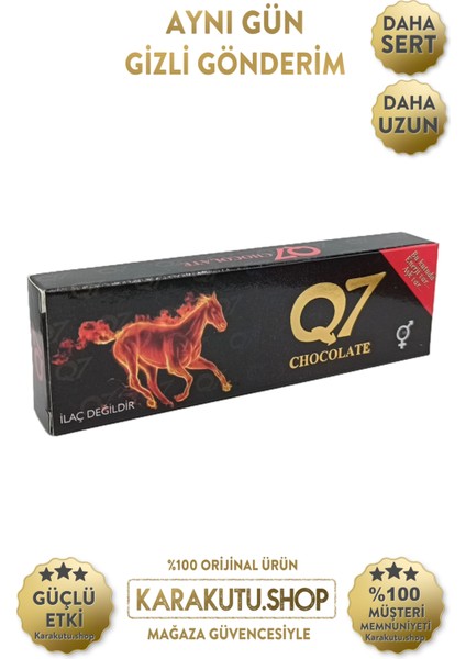 Q7 Çikolata 35 gr 12 Adet Ginsengli Chocolate Unisex fiyatları