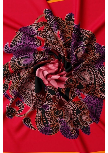 Yeni Sezon Desenli Ipek Eşarp fiyatları