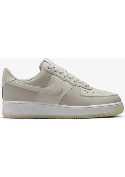 Air Force 1 '07 Lv8 Leather Sneaker Swoosh Deri Günlük Spor Ayakkabı Bej
