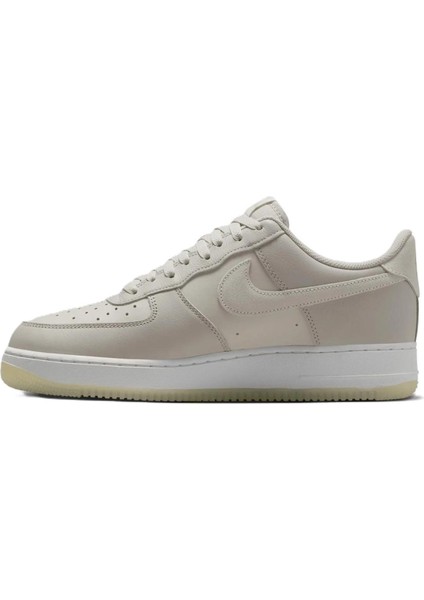 Air Force 1 '07 Lv8 Leather Sneaker Swoosh Deri Günlük Spor Ayakkabı Bej