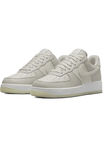 Air Force 1 '07 Lv8 Leather Sneaker Swoosh Deri Günlük Spor Ayakkabı Bej