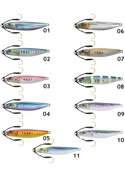 Metal Adict 01 58 mm 18 gr Jig Yem fiyatları