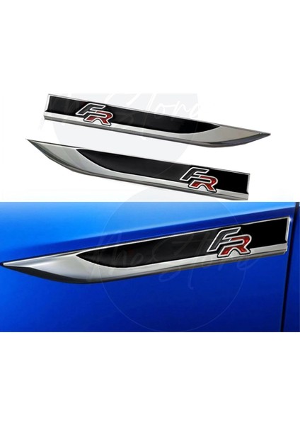 Fr Çamurluk Logosu Arması Sticker Leon-Ibiza Spor Görünümlü Çamurluk Bıçak Sticker