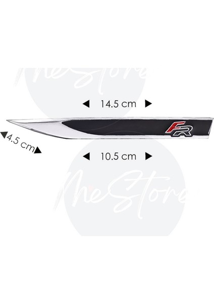 Fr Çamurluk Logosu Arması Sticker Leon-Ibiza Spor Görünümlü Çamurluk Bıçak Sticker fiyatları