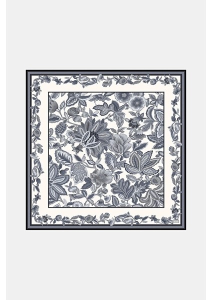 Yeni Sezon Desenli Ipek Eşarp