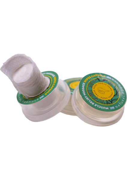 Kas Rahatlatıcı Masaj Kapsülü 8 x 7,5 ml Likit & Selüloz Mendil