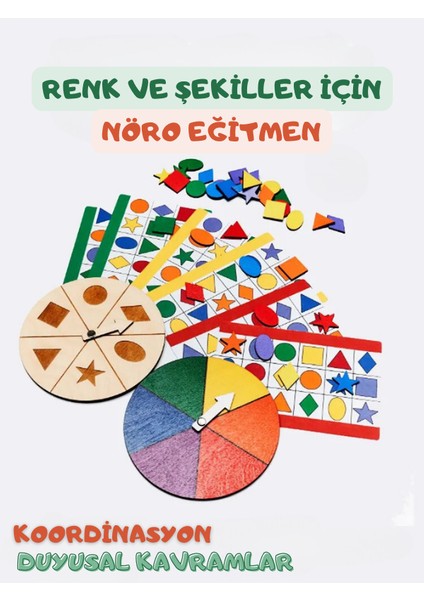 Nörosimülator, Renkler ve Şekiller, Eğlenceli Koordinasyon Oyunu, Eğitici Duyusal Oyuncak