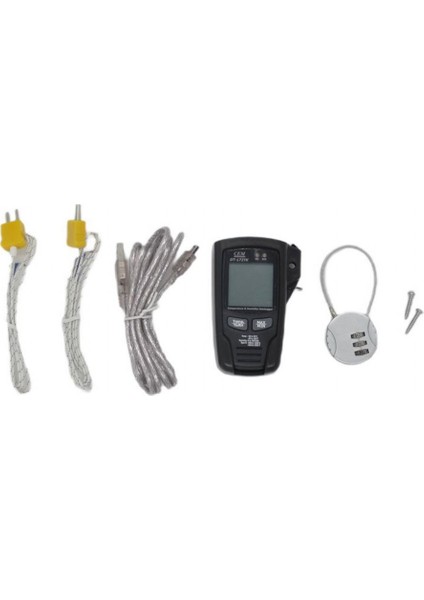 DT-172TK Datalogger'lı Sıcaklık ve Nem Ölçer (K Tipi Prob Girişli)