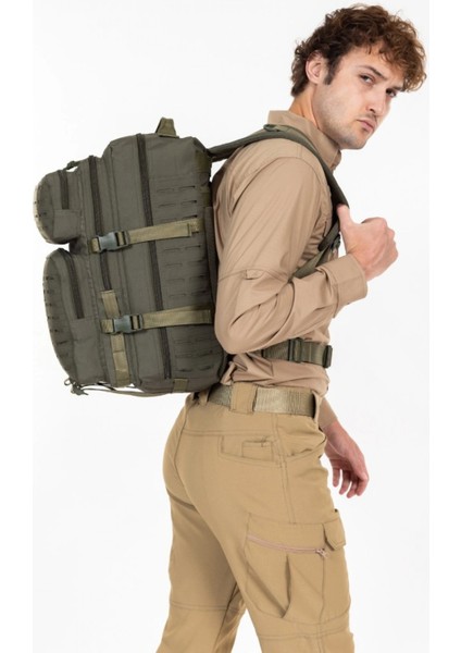 Akn 45 Lt. Taktik Sırt Çantası-Haki