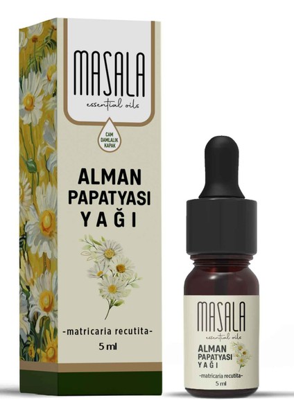 Alman Papatyası Yağı 5 ml - Papatya Yağı (Chamomile German Essential Oil)