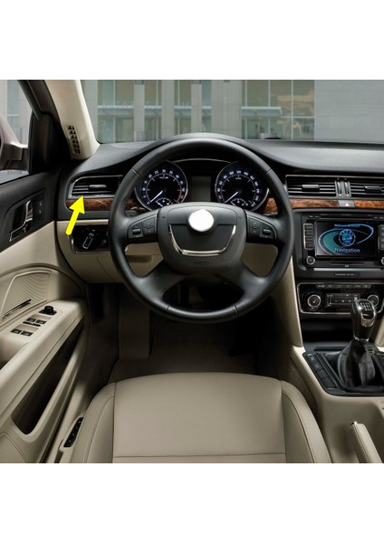 Skoda Superb 2009-2013 Ön Konsol Sol Havalandırma Izgarası 3T0819701